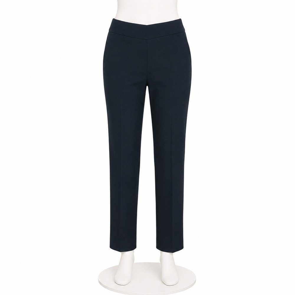 Babaton‎ Aritzia Black Slim Ankle Pants Triacetate Pull On Minimalist Workwear 0